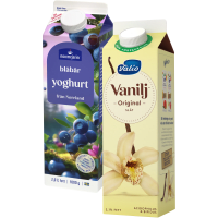 Illustration av Smaksatt Yoghurt