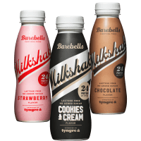 Illustration av Proteinmilkshake