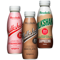 Illustration av Proteinmilkshake