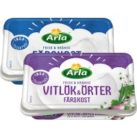 Illustration av Färskost Arla