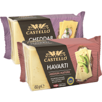 Illustration av Havarti/cheddar medium mature