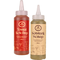 Illustration av Senap/Ketchup