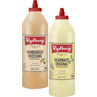 Illustration av Bearnaisesås & Hamburgerdressing