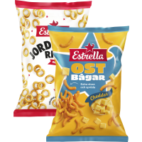 Illustration av Chips, Ringar och Bågar