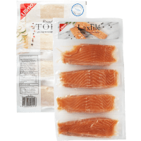 Illustration av Torsk Ryggfile eller Laxfile