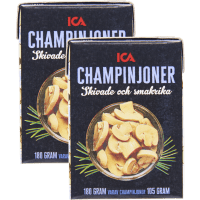 Illustration av Champinjoner skivade