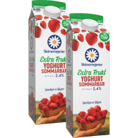 Illustration av Fruktyoghurt