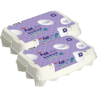 Illustration av Ägg M Frigående