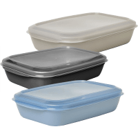 Illustration av Matlåda olika färger