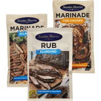 Illustration av Marinad, rubs