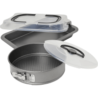 Illustration av Springform/ugnsform med lock