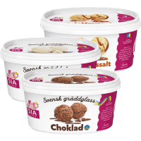 Illustration av Gräddglass