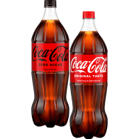 Illustration av Coca Cola/Zero 1,5L