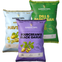 Illustration av Gårdschips - Utvalda smaker