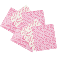 Illustration av Hushållsduk Rosa Bandet