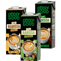 Illustration av Barista havredryck