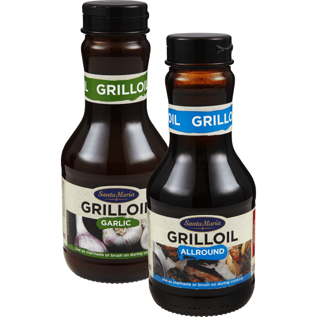 Illustration av Grillolja