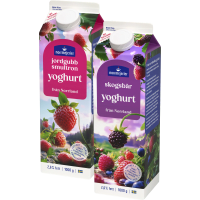 Illustration av Fruktyoghurt