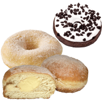 Illustration av Munkar/Donuts