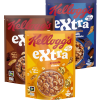 Illustration av Kelloggs Extra Granola