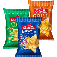 Illustration av Chips, Ringar och Bågar