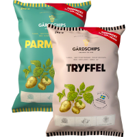 Illustration av Gårdschips Storpack