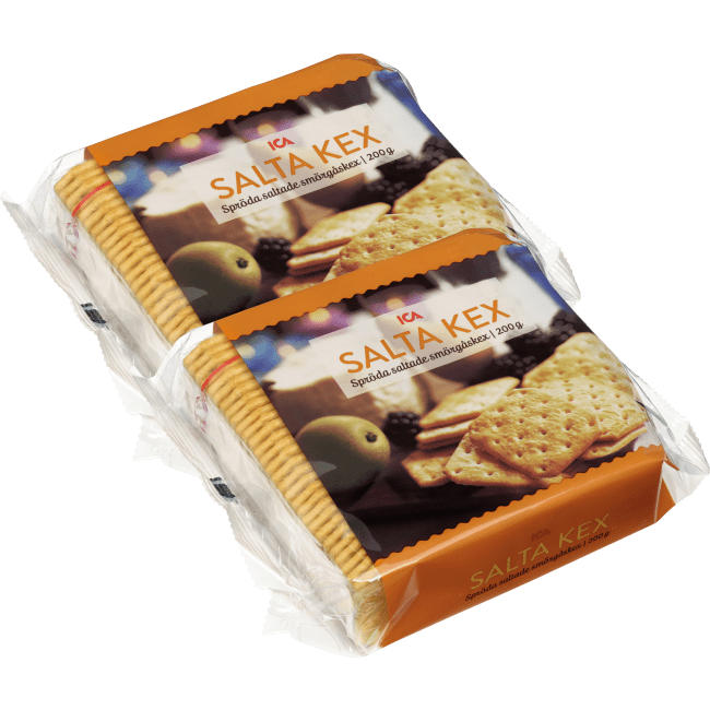 Illustration av Salta kex