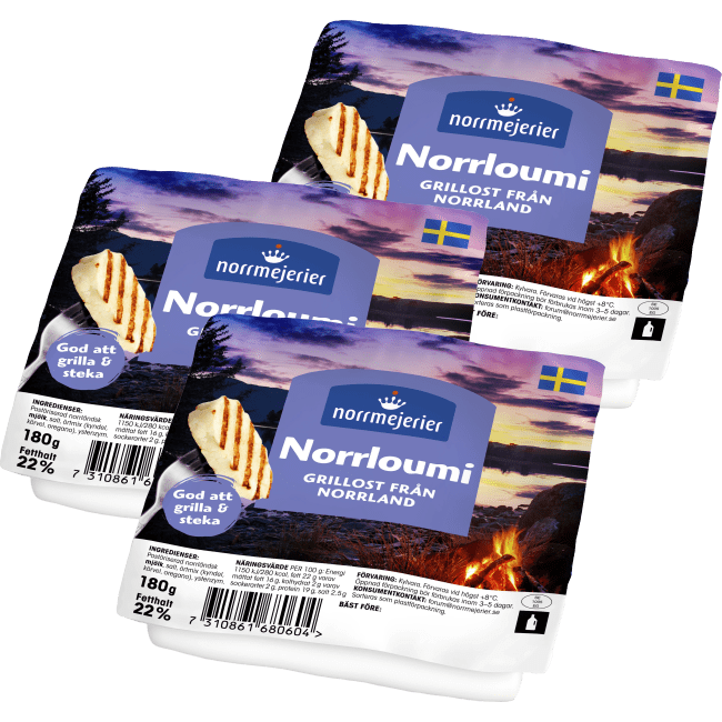Illustration av Norrländsk halloumi