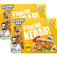 Illustration av Kebab olika sorter