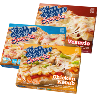 Illustration av Pan pizza Super size