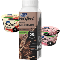 Illustration av PROfeel shake/mousse