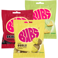 Illustration av Godis BUBS