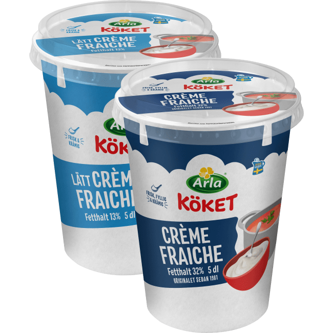 Illustration av Crème Fraiche