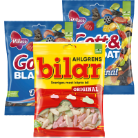 Illustration av Gott & Blandat, Ahlgrens bilar