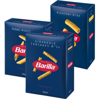 Illustration av Pasta Barilla 3 sorter