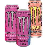 Illustration av Energidryck Monster, hel bricka