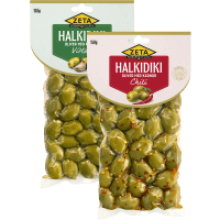 Illustration av Halkidiki oliver c