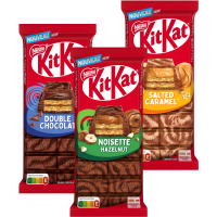 Illustration av KitKat Tablet olika smaker
