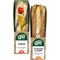 Illustration av Baguette Kyckling Curry