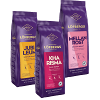 Illustration av Kaffe Hela Bönor Löfberg