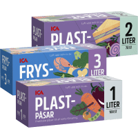Illustration av Plastpåsar 1l/2l Fryspåsar 2l/3l