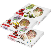 Illustration av Färsk pizza