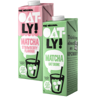 Illustration av Matcha Oat Drink