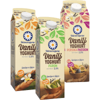 Illustration av Mild Yoghurt Vanilj
