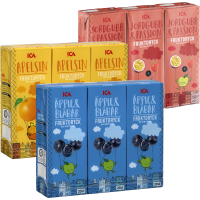 Illustration av Fruktdryck 3-pack