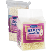 Illustration av Nudlar ramen och ägg