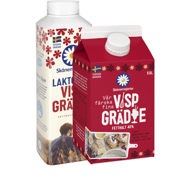 Illustration av Vispgrädde