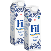 Illustration av Fil Naturell 3%
