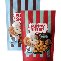 Illustration av Funny Sheep popcorn