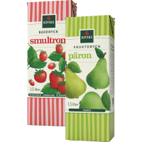 Illustration av Dryck Päron/Smultron